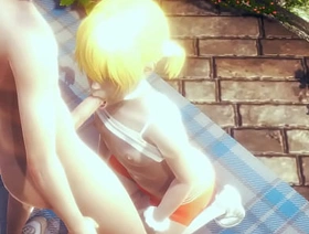 Yaoi Femboy - Fer blowjob and anal by other femboy - Sissy crossdress Japanese Asian Manga Anime Game Porn Gay gay porn gif hot