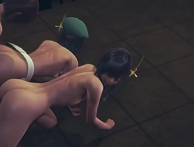 Genshin Full force Yaoi - 2 Venti Dildo together with triune - Sissy crossdress Japanese Asian Manga Anime Game Porn Gay gay porn sg