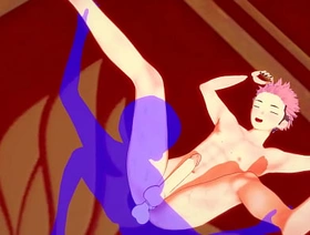 Jujutsu Kaisen Yaoi - Yuji Itadori Hardsex - Sissy crossdress Japanese Asian Manga Anime Film  Game Porn Detached hunk korean Detached porn