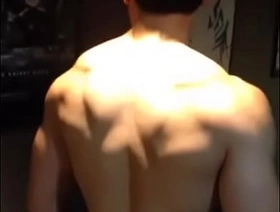 flexing asian dude sleep chinese happy-go-lucky porn