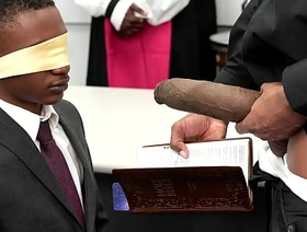 Jesus Christ! Baptist young man Dominic Young eats pastor Prince Reign's cock from a holy Bible! Everything is included at the end of one's tether black priests Brock Johnson together with Mr Cali! myanmar young man elated porn
