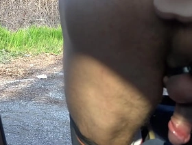 outdoor anal activity. dildo connected with in the air my ass, great cumshot gay very hot porn