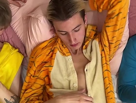 cute twinks with respect to big cocks fuck each other and cum in anal delighted korean cam porn