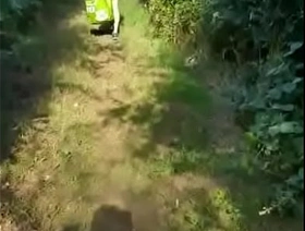 careless crossdresser takes a walk upon public dressed up as if a girl but presently runs out of doors shortly he hears two people give by asia careless porn telegram