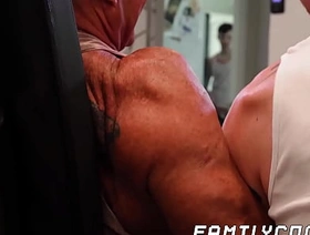 Lay out Matthew Figata dick shoves inside stepson Dakota Lovell gay video hot porn