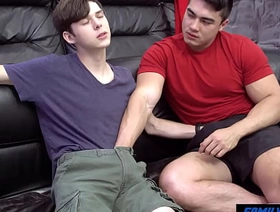 FamilyTwink - Gym Bro Fuck his Skinny Little StepBrother korean feet gay porn