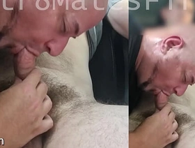 Aussie Bear Rideshare Seneschal gives first time blowjob to STR8 FIFO Miner indonesian gay porn massage