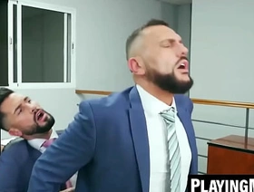 PlayingMen.com - Vicious men bangs Andrea Suarez's tight workmate hole hot gay muscle asian porn