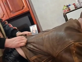 Russian Guys Fuck a Bitch at hand the Ass, but It Hurts a Lot indonesia delighted video porn