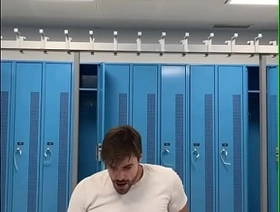 Public Locker Room Wank chinese muscular gay porn