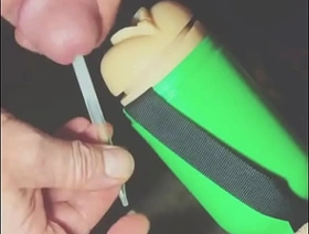 Swallowing Many Loads of My Own Cum From A Glass Straw - Sounding For My Cum sex gay porn chinese