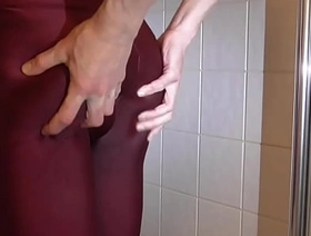 LAF rips out of tight wine lycra shorts indian hot porn detached