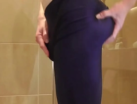 Ripping outside of my dark purple lycra shorts as A I cum porn unconcerned korean handsome