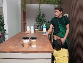 MEN - Barista Joey Mills Gives His Customer Sam Ledger An Extra Serving Of His Hot And Creamy Cum indonesia gay porn hd