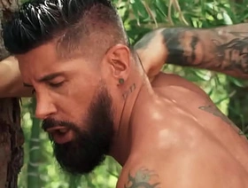 MEN - Scott Porter Fucks Justin Jett Doggystyle, Then Rides Him Hard In the sky The Ground gay porn men hot