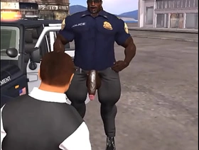 i sucked off a huge, robust black cop to succeed in out of a DUI porn hot gay muscle