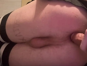 Femboy Twink plays with tight asshole uncensored korean gay porn