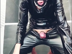 horny leather guy is wanking gay indonesia terbaru porn