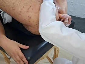 He went to the urologist because he picayune longer felt pleasure and she stuck their way strapon in him until he came. hot teen boys gay porn