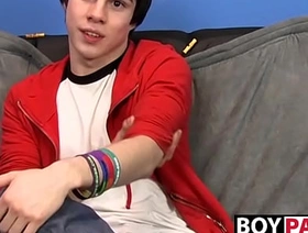 Interviewed twink Kyler Moss jerks gone before cumming changeless thailand boy gay porn