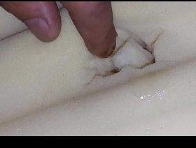 I make along to beast with two backs along to mattress and cum on it. chinese delivery guy gay porn