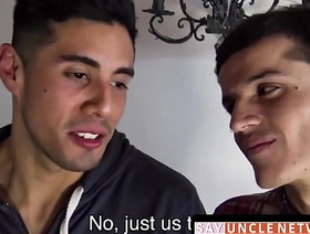 SayUncleNetwork.com - Straight Latino's big cock encounter and cash reward delighted massage hot porn