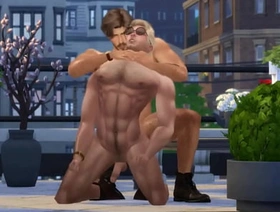 Hunky Sims 4 - Fuck and Furious (Sweaty Gay Sex in Summer Heat) gay porn korean anime