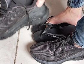 POV macho fazendo você sentir gosto e cheiro de chulé hot gay porn massage