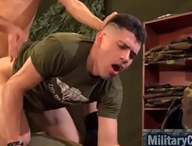 Fucked Turn tail from in the Barracks by My Military Buddy hot muscular asian gay porn