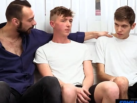 FamilyTwink - Sharing be passed on Living Room with Stepdad and Step-Bro china unseat gay porn