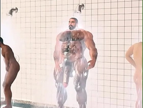 human nature bear urschel and teammates shower apropos football locker room hot jubilant porn riding