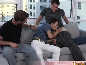 Today Alex will have his first ever threesome fuck bareback style gay japan porn hot