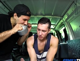 FamilyTwink - Disciplinary Intervention in the Car hot circle porn delighted