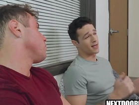 He talked straight friend into gay sex hot steamy gay porn