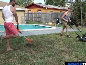 FamilyTwink - Step Daddy Needs Goad in a difficulty Yard japan gay porn group