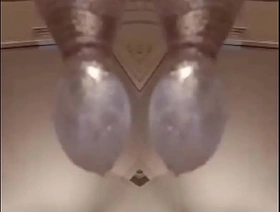 MIRRanuz 29 20240918 BARBIE head fuck myAnus DP 2 dildos Glass Knotted Plug DP korean gay porn hunk