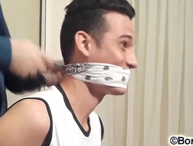 Thomas gagged ever after first time in subjugation undefined unconforming joyful hot muscular porn