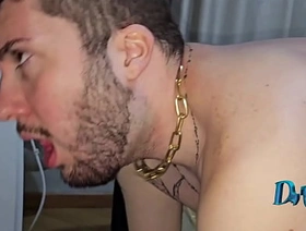 Branquinho tatuado mamando e dando pro dotado na cama (COMPLETO NO RED) japan daddy gay porn