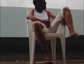 wet outdoor wank in the rain gay hot anime porn