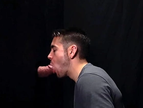 Stepson Sucks His Stepdad's Cock at The Glory Hole - Myfamilydick gay korean school porn