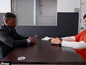 Chris Damned Doesn't Give forth entangled with Any Attention To His Parole Office-holder Adrian Hart Till such time as He Reveals His Hard Cock To Him - BROMO hot gay indian males porn