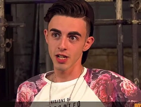 Obedient Jesse Evans Receives A Blowjob On A Cross hot gay indian porn