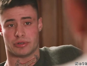 Hot gay Enzo Muller anal fucked in a dinning room unconnected with host Bruce Huxley chinese gay massage porn