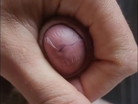 Playing with tape increased by my precum delighted sex porn korean