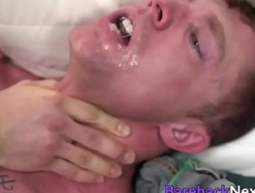 Trimmed stud sits on thick cock and rides it like crazy china old man gay porn