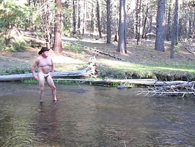 Bathing hatless in the creek. gay porn chinese radiogram
