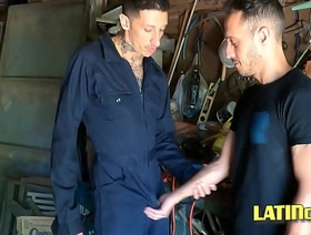 Helpful Mechanic Lubes My Wheels & My Holes china gay porn star