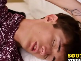 Cutie grips his partners ball sack and sucks her high horse shaft twitter sg gay porn