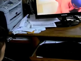 Hung Coxcomb Marcus Rivers Watches Porn And Wanks Nigh The Office chinese gay porn dorm