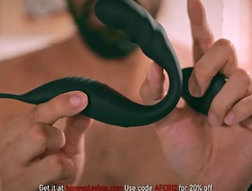 FREE FULL Glaze Solo Anal Testing HoneyPlayBox CASPION Prostate With an increment of Perineum Vibrator With an increment of Cock Ring porn gay indonesia terbaru